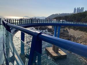 青沙浦(チョンサポ)タリットル展望台